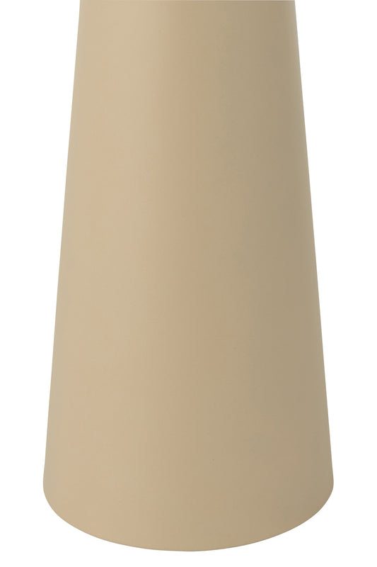 Side Table Column Cone Iron Ecru/Beige