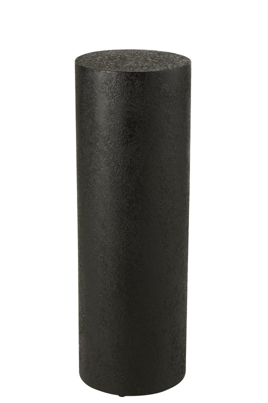 Pedestal Cylinder MDF Black Large