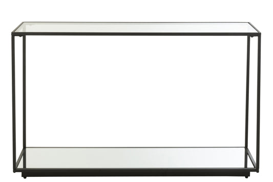 Console Iron/Glass Black