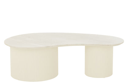 Coffee Table Marble/Mdf White