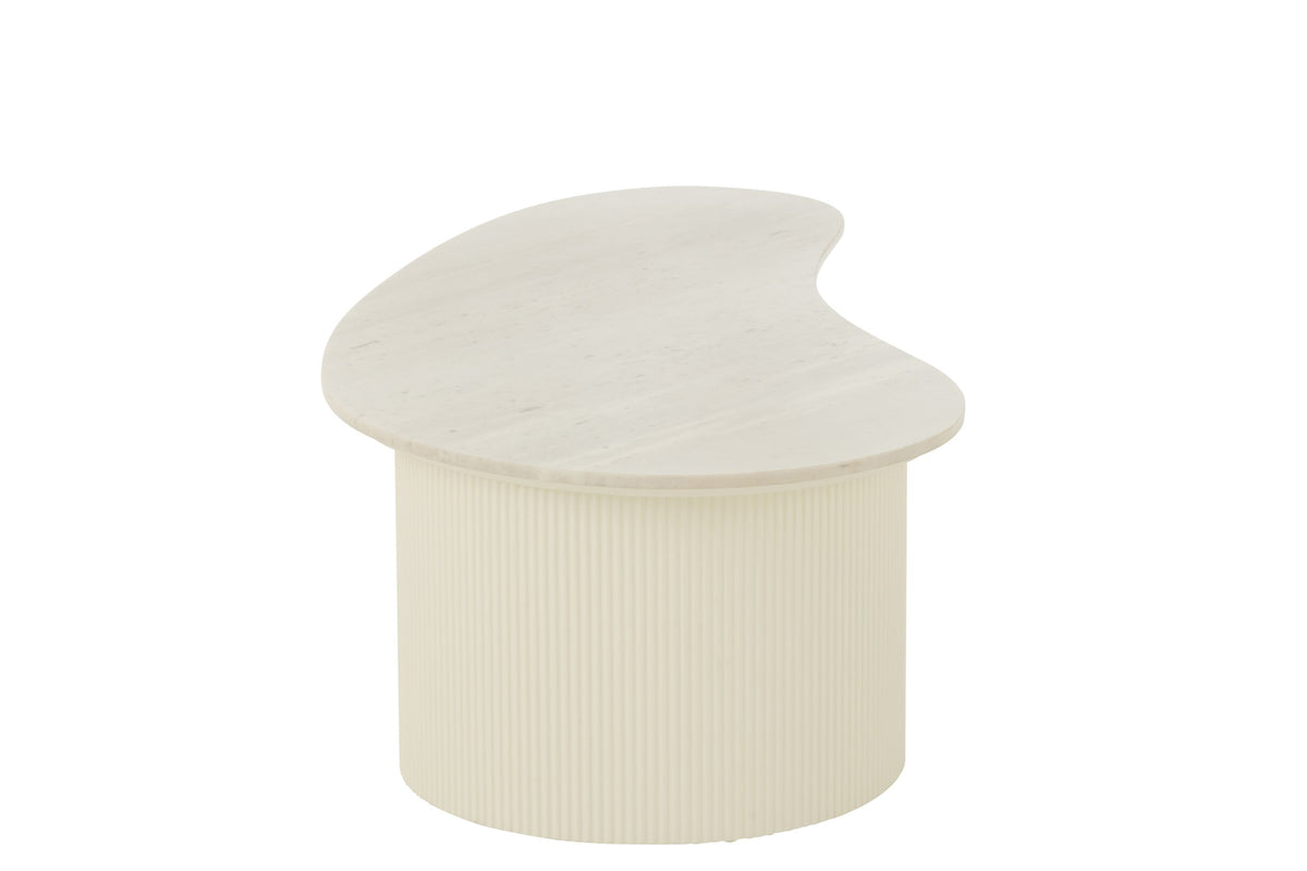 Coffee Table Marble/Mdf White