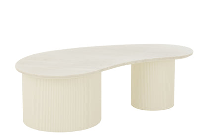 Coffee Table Marble/Mdf White