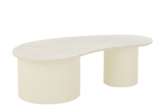 Coffee Table Marble/Mdf White