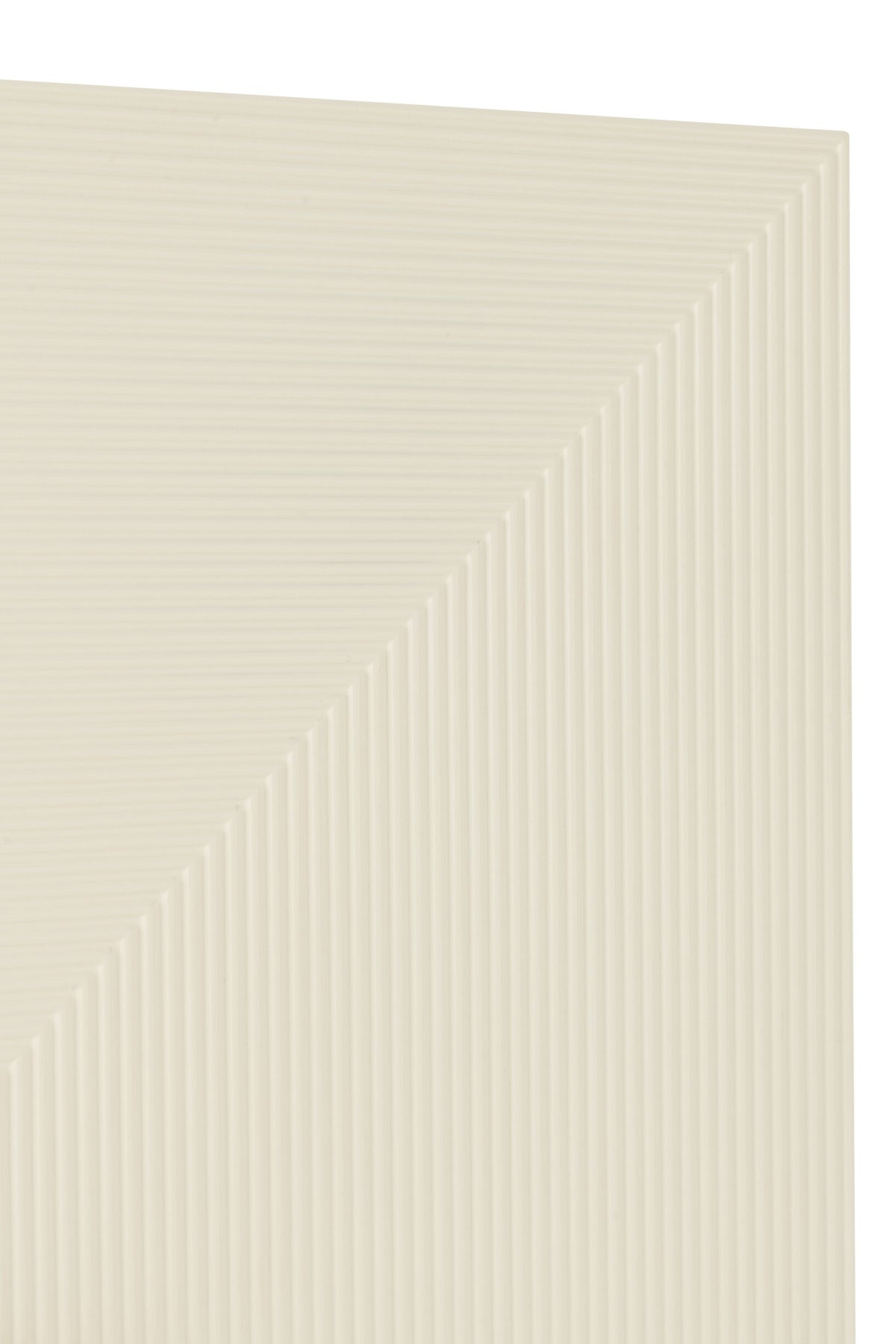 Chest Of Drawers Mdf/Metal White/Gold Colored