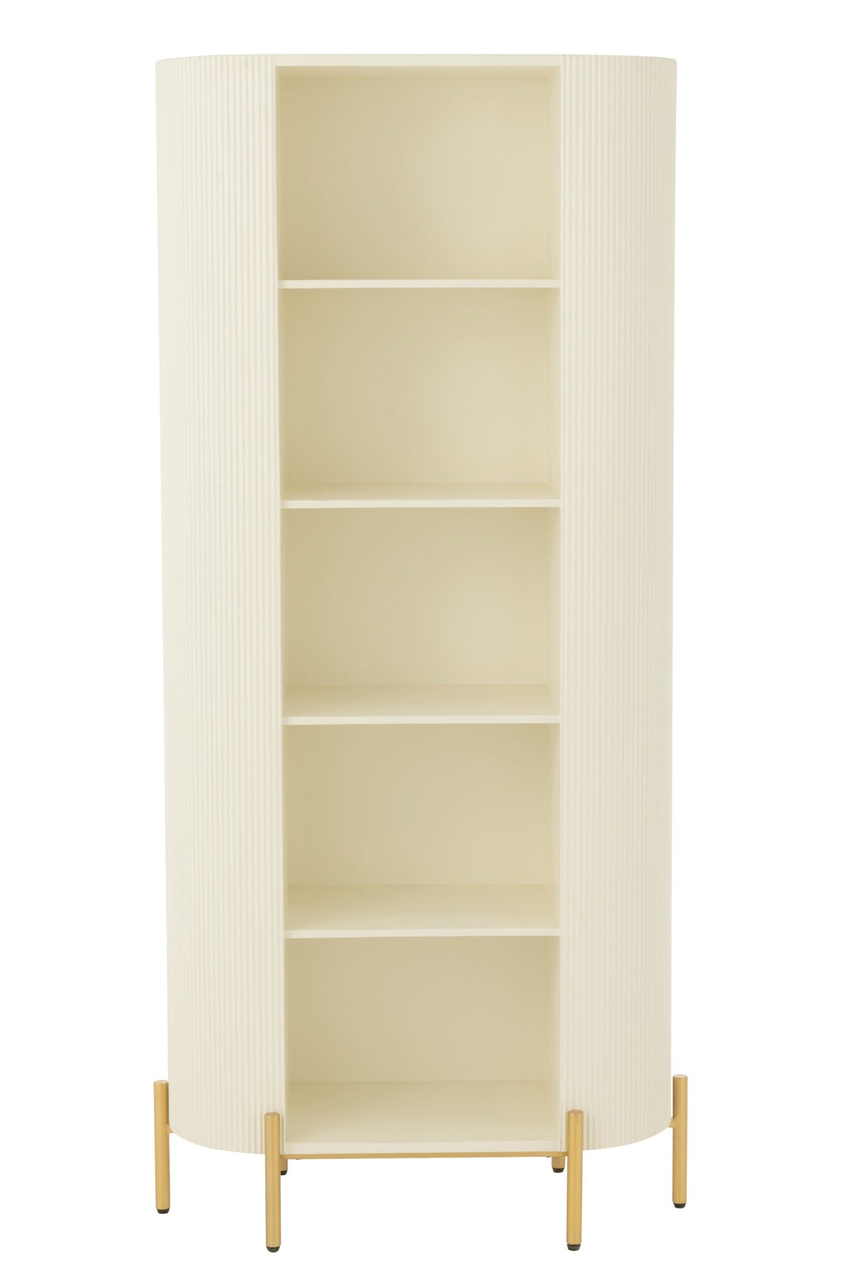 Rack Mdf/Metal White/Gold Colored