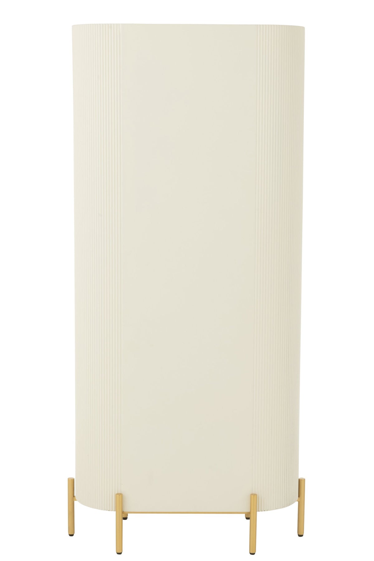 Rack Mdf/Metal White/Gold Colored