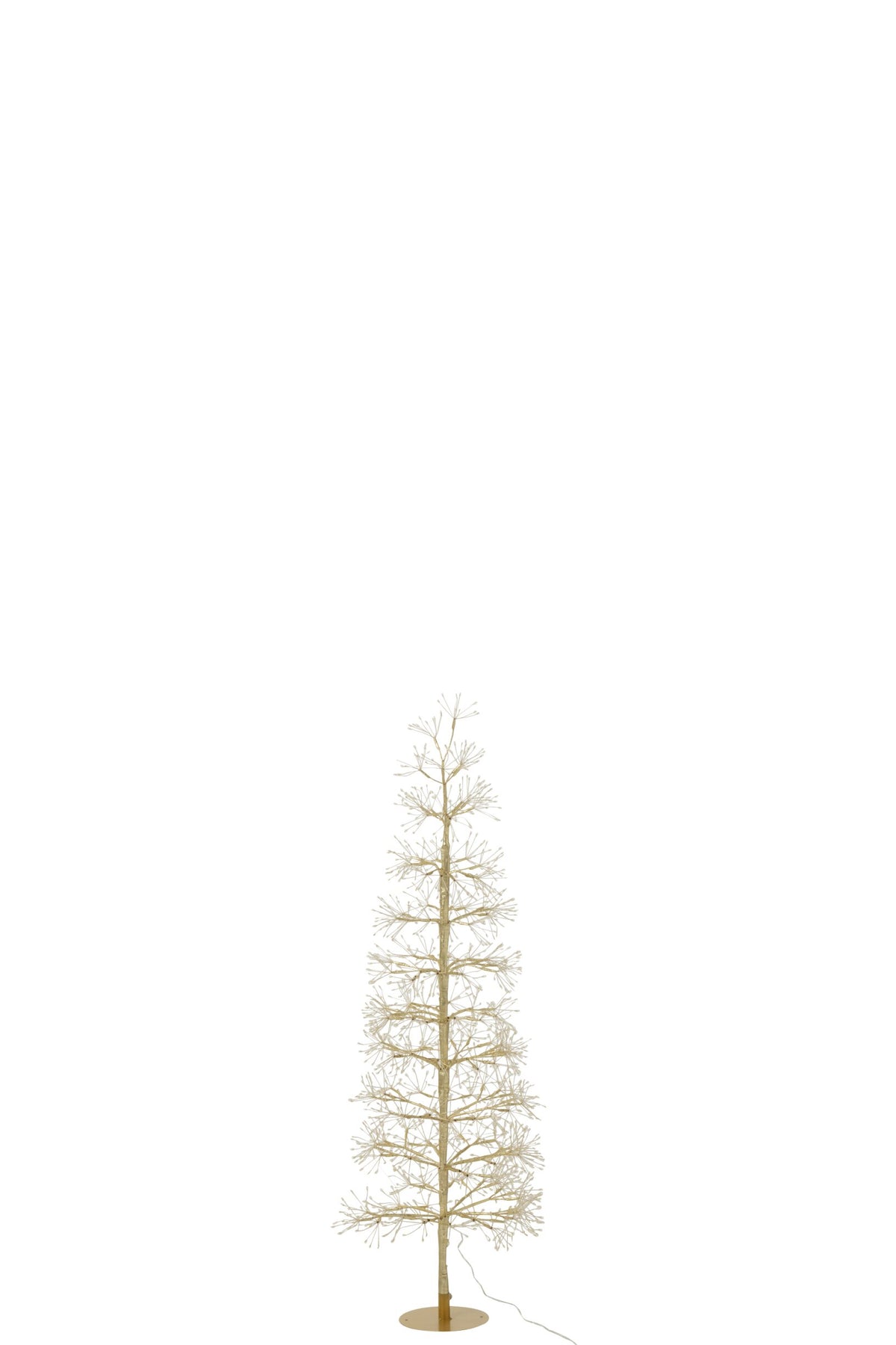 Tree LED Warm White Lights Iron Gold Colored Medium