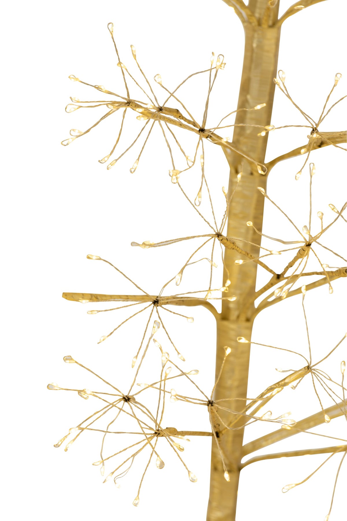 Tree LED Warm White Lights Iron Gold Colored Medium