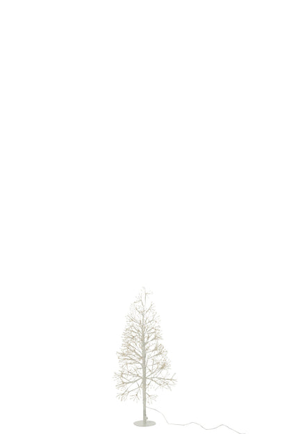 Tree LED Warm White Lights Iron White Small