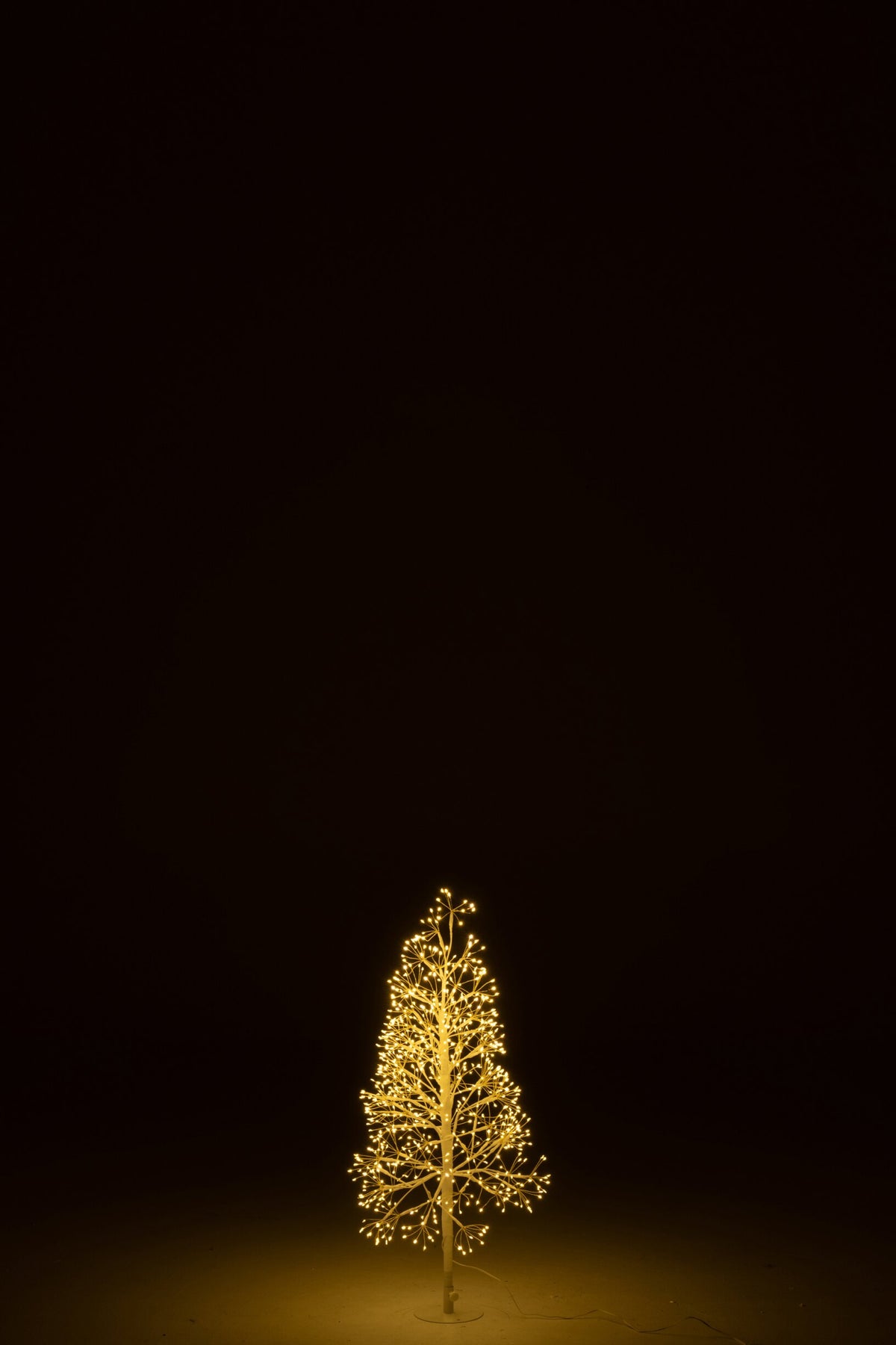 Tree LED Warm White Lights Iron White Small