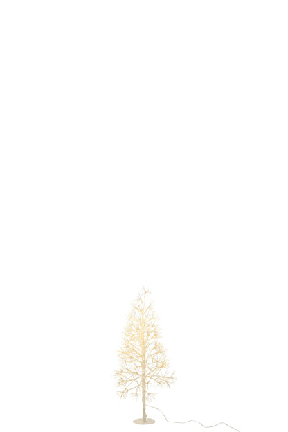 Tree LED Warm White Lights Iron White Small