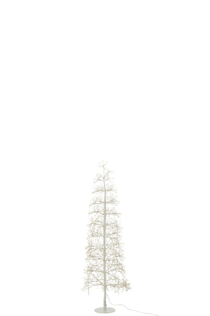 Tree LED Warm White Lights Iron White Medium