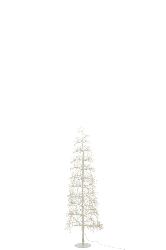 Tree LED Warm White Lights Iron White Medium