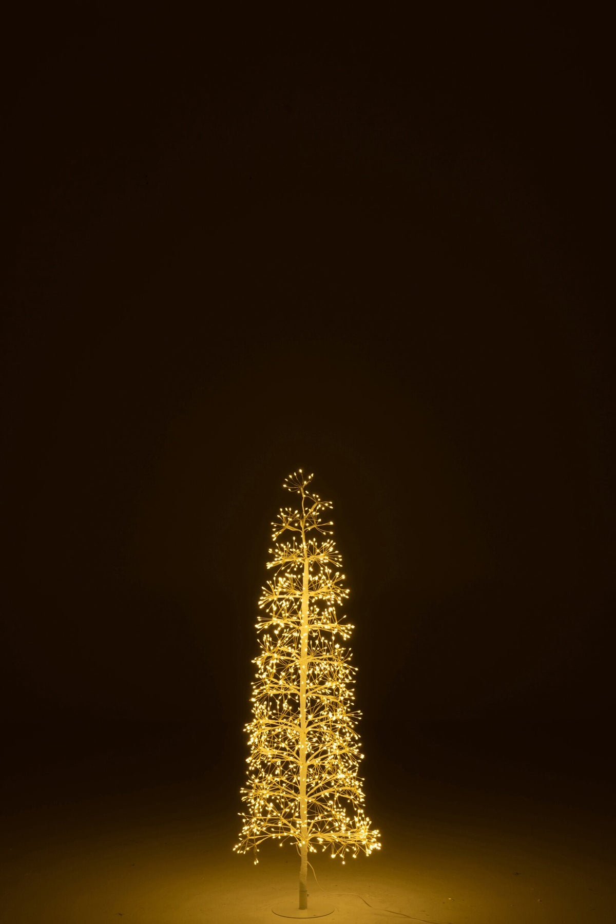 Tree LED Warm White Lights Iron White Medium
