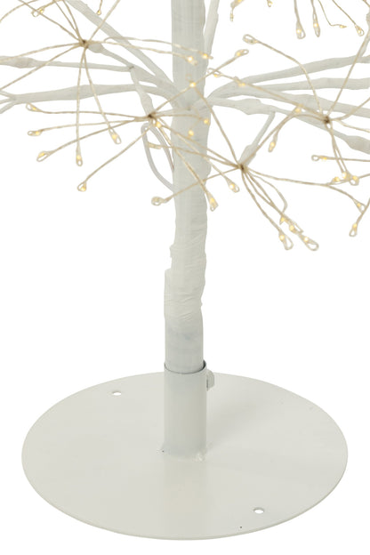 Tree LED Warm White Lights Iron White Medium