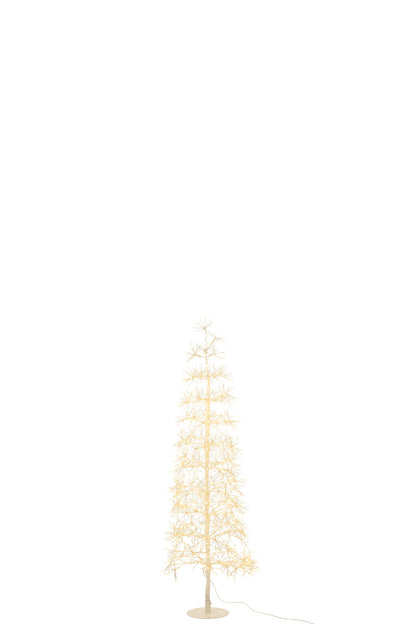 Tree LED Warm White Lights Iron White Medium