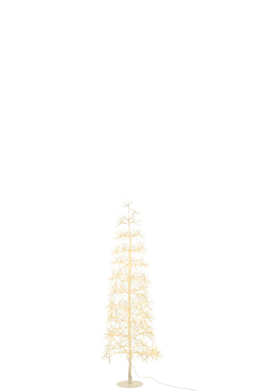 Tree LED Warm White Lights Iron White Medium