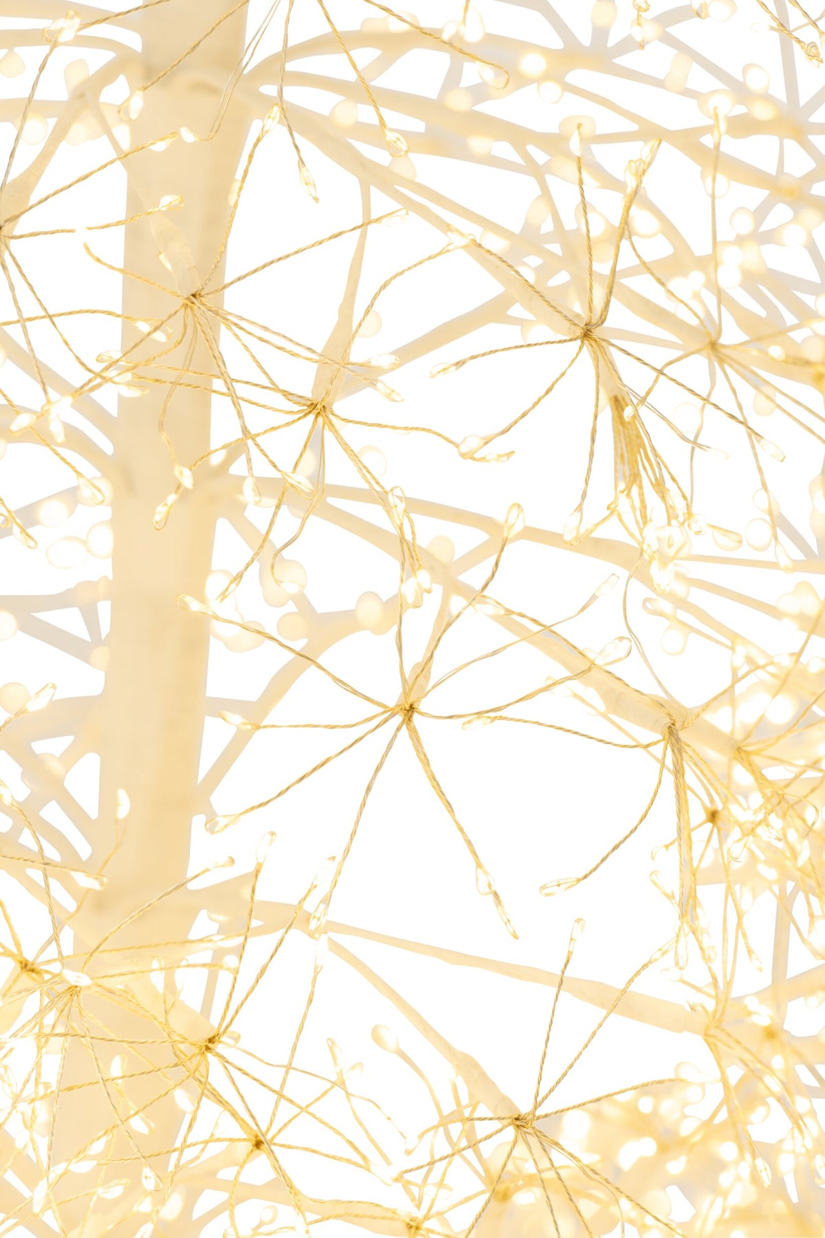 Tree LED Warm White Lights Iron White Large