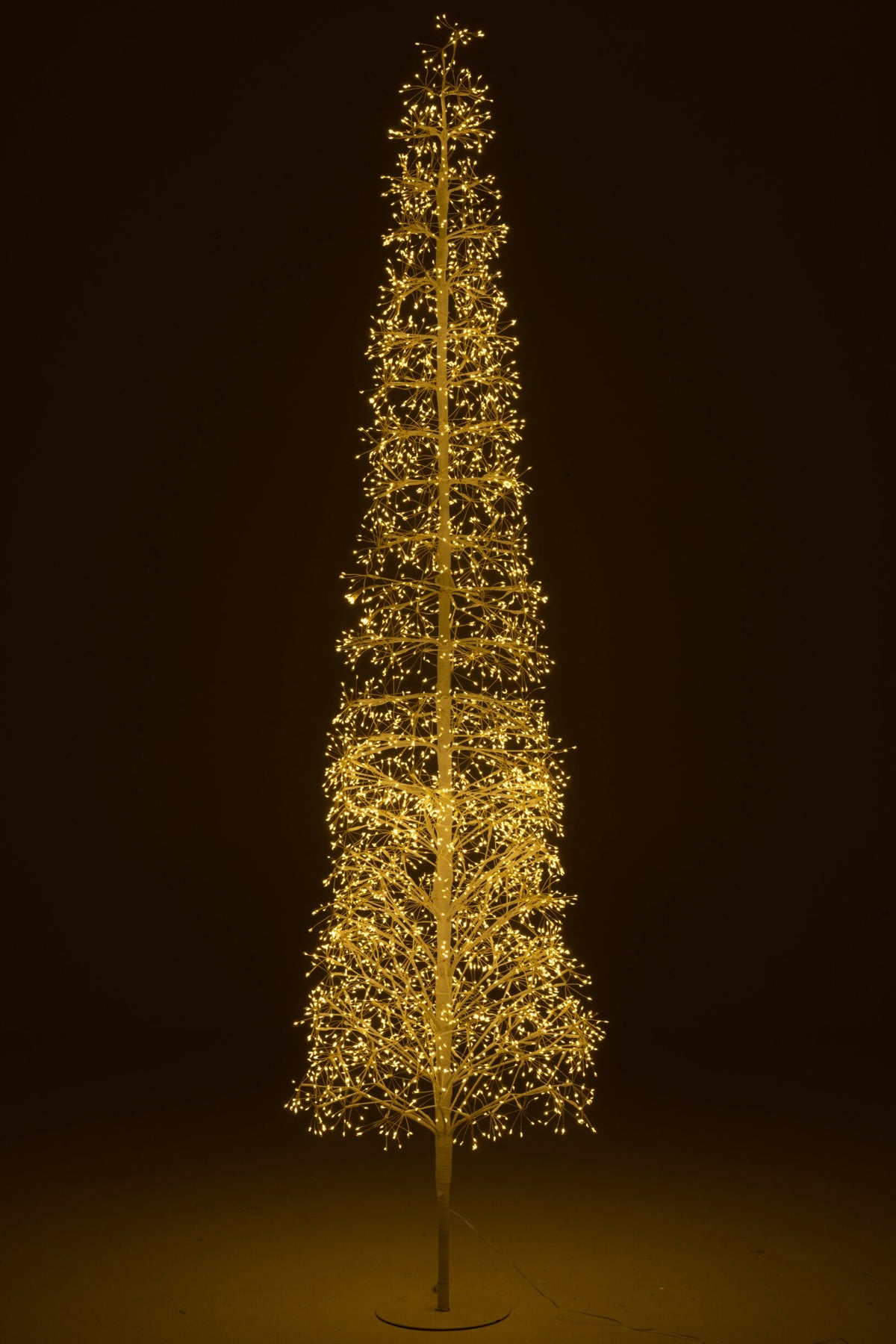 Tree LED Warm White Lights Iron White Extra Large