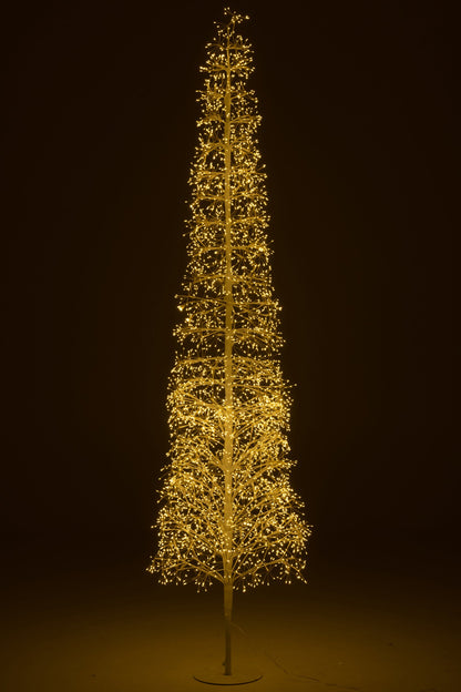 Tree LED Warm White Lights Iron White Extra Large