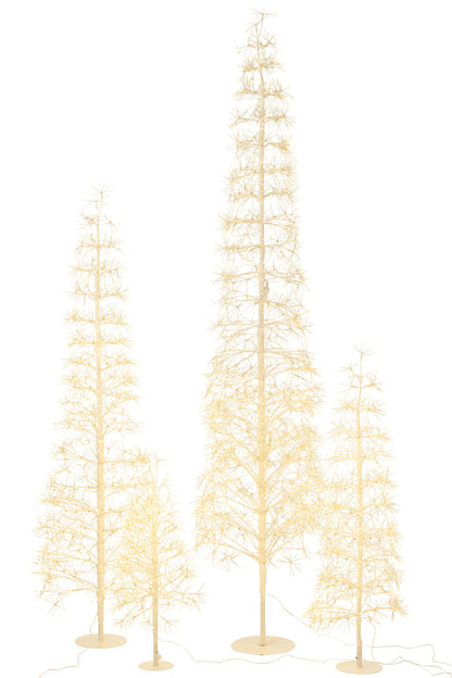 Tree LED Warm White Lights Iron White Extra Large