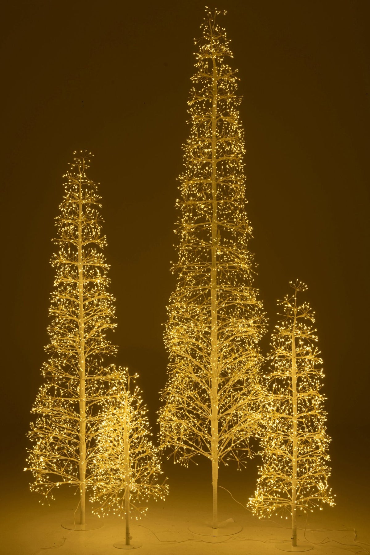 Tree LED Warm White Lights Iron White Extra Large