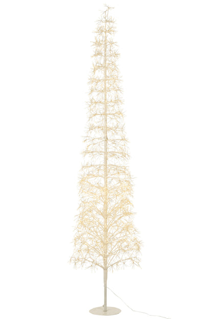 Tree LED Warm White Lights Iron White Extra Large