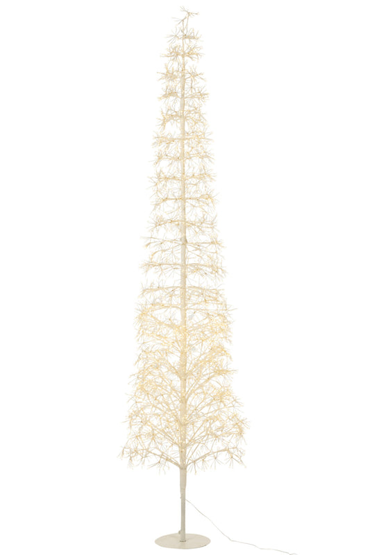 Tree LED Warm White Lights Iron White Extra Large