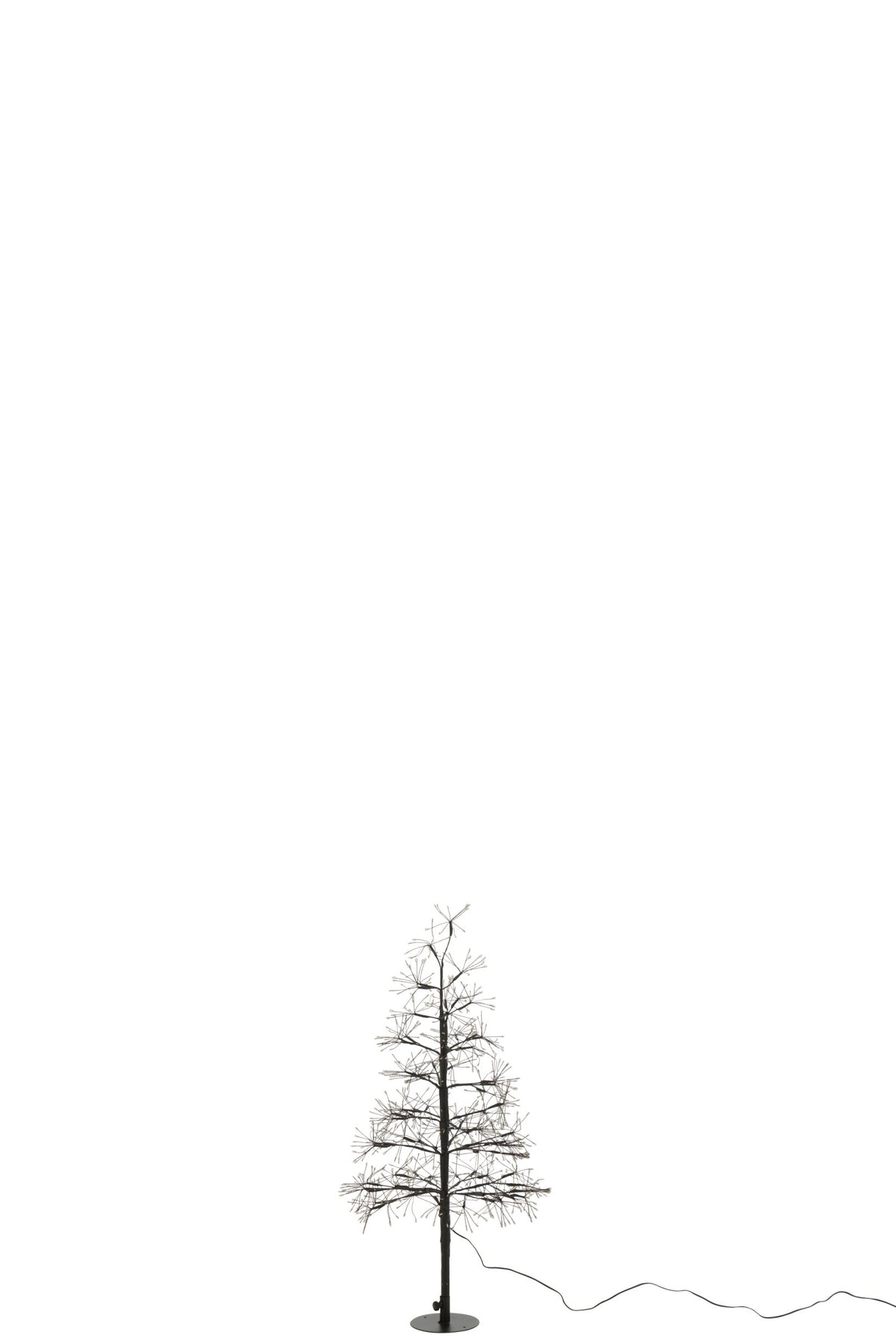Tree LED Warm White Lights Iron Black Small
