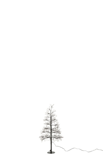 Tree LED Warm White Lights Iron Black Small