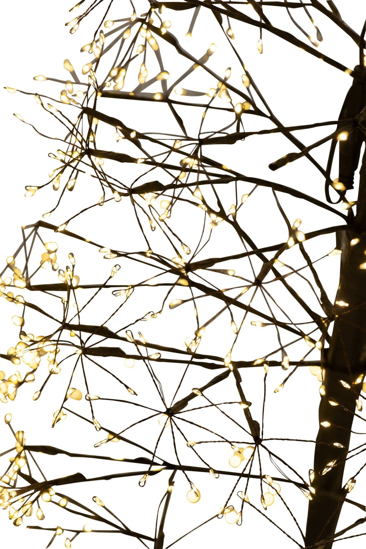 Tree LED Warm White Lights Iron Black Small