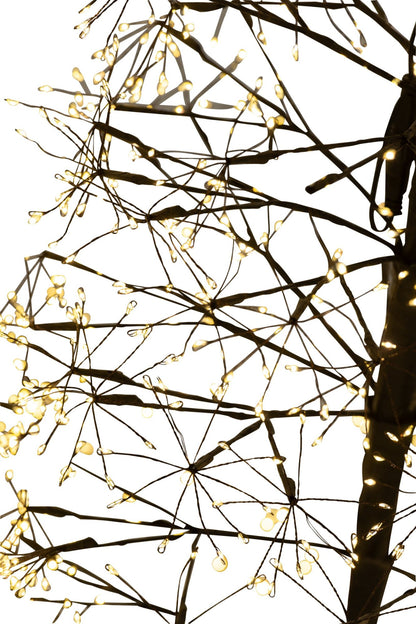 Tree LED Warm White Lights Iron Black Small
