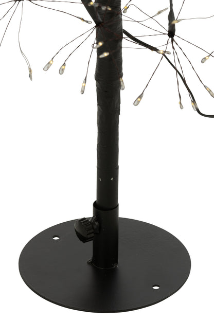 Tree LED Warm White Lights Iron Black Small