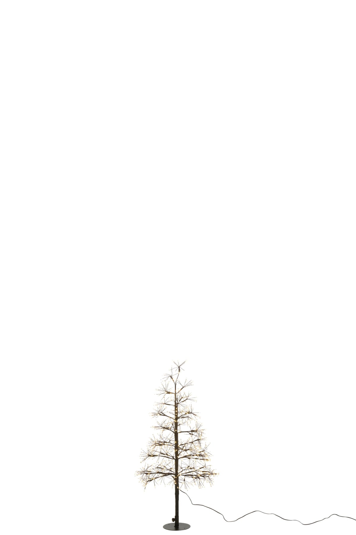 Tree LED Warm White Lights Iron Black Small