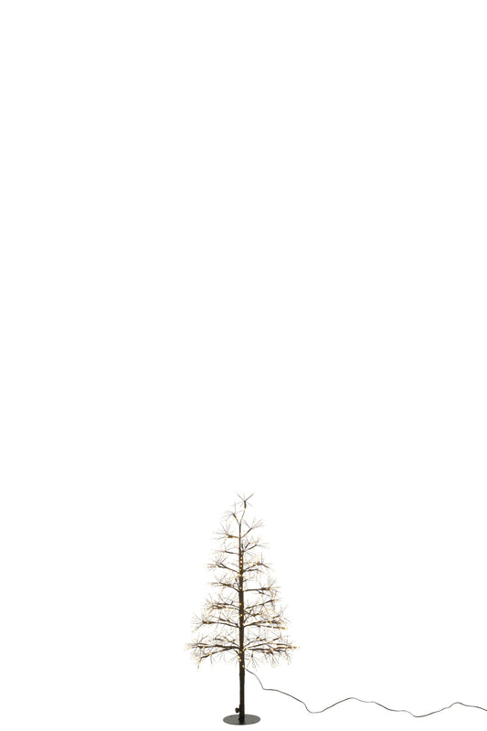 Tree LED Warm White Lights Iron Black Small