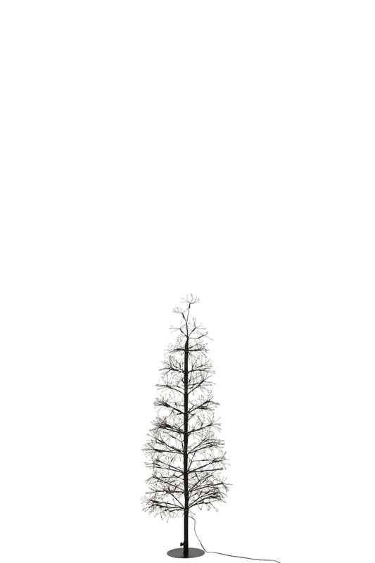 Tree LED Warm White Lights Iron Black Medium