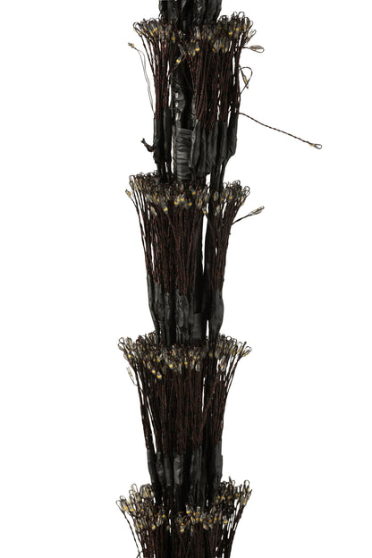Tree LED Warm White Lights Iron Black Extra Large