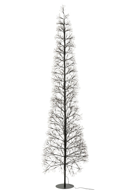 Tree LED Warm White Lights Iron Black Extra Large