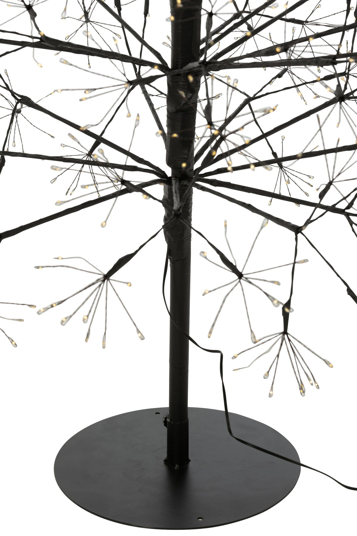 Tree LED Warm White Lights Iron Black Extra Large