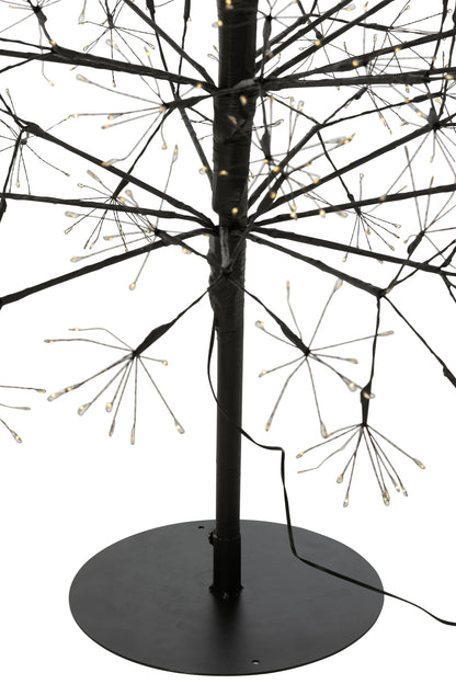 Tree LED Warm White Lights Iron Black Extra Large