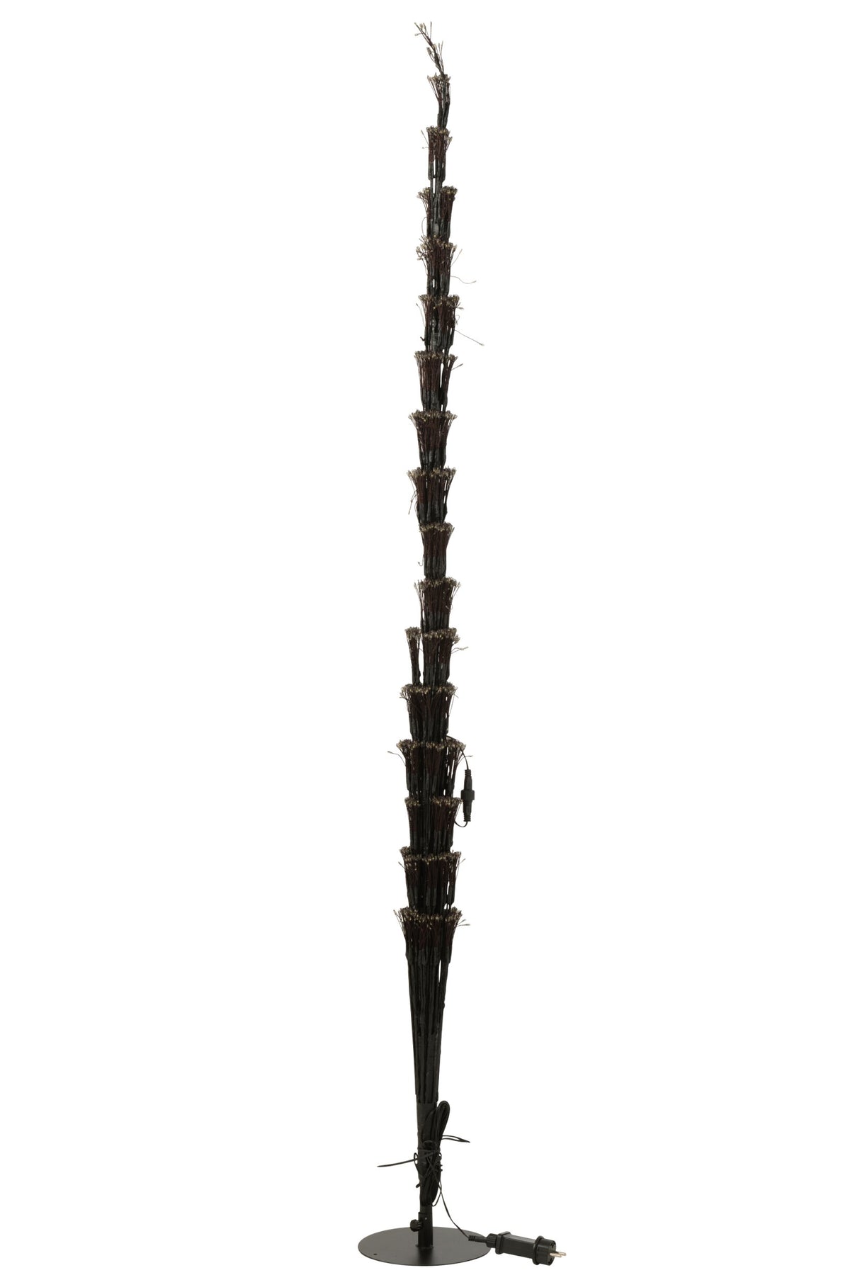 Tree LED Warm White Lights Iron Black Extra Large