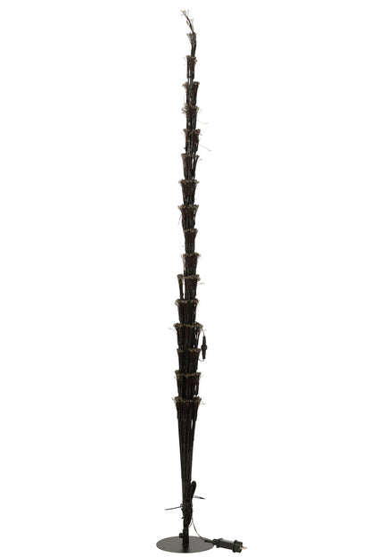Tree LED Warm White Lights Iron Black Extra Large