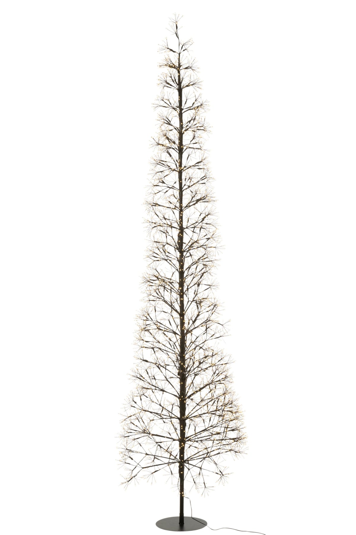 Tree LED Warm White Lights Iron Black Extra Large