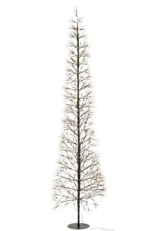 Tree LED Warm White Lights Iron Black Extra Large