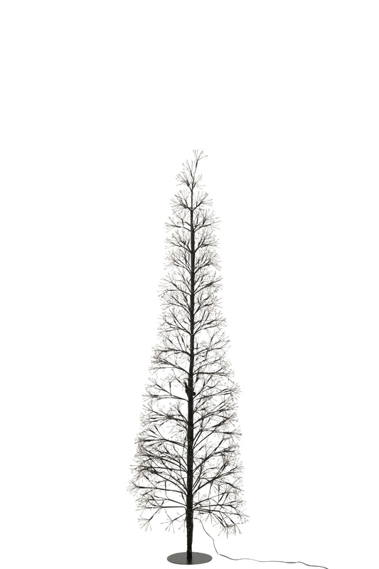 Tree LED Multicolor Lights Iron Black Large