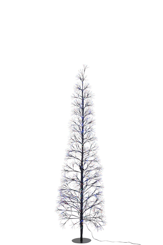 Tree LED Multicolor Lights Iron Black Large