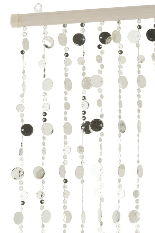 Curtain Round Ps Silver Colored