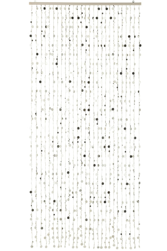 Curtain Round Ps Silver Colored
