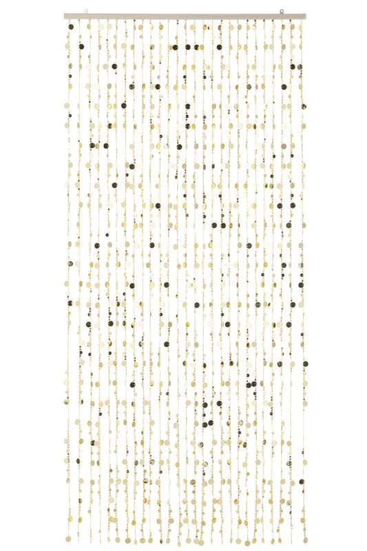 Curtain Round Ps Gold Colored