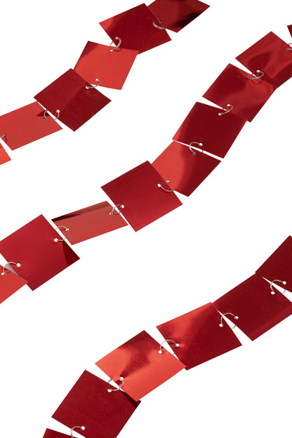 Garland Square PVC Red